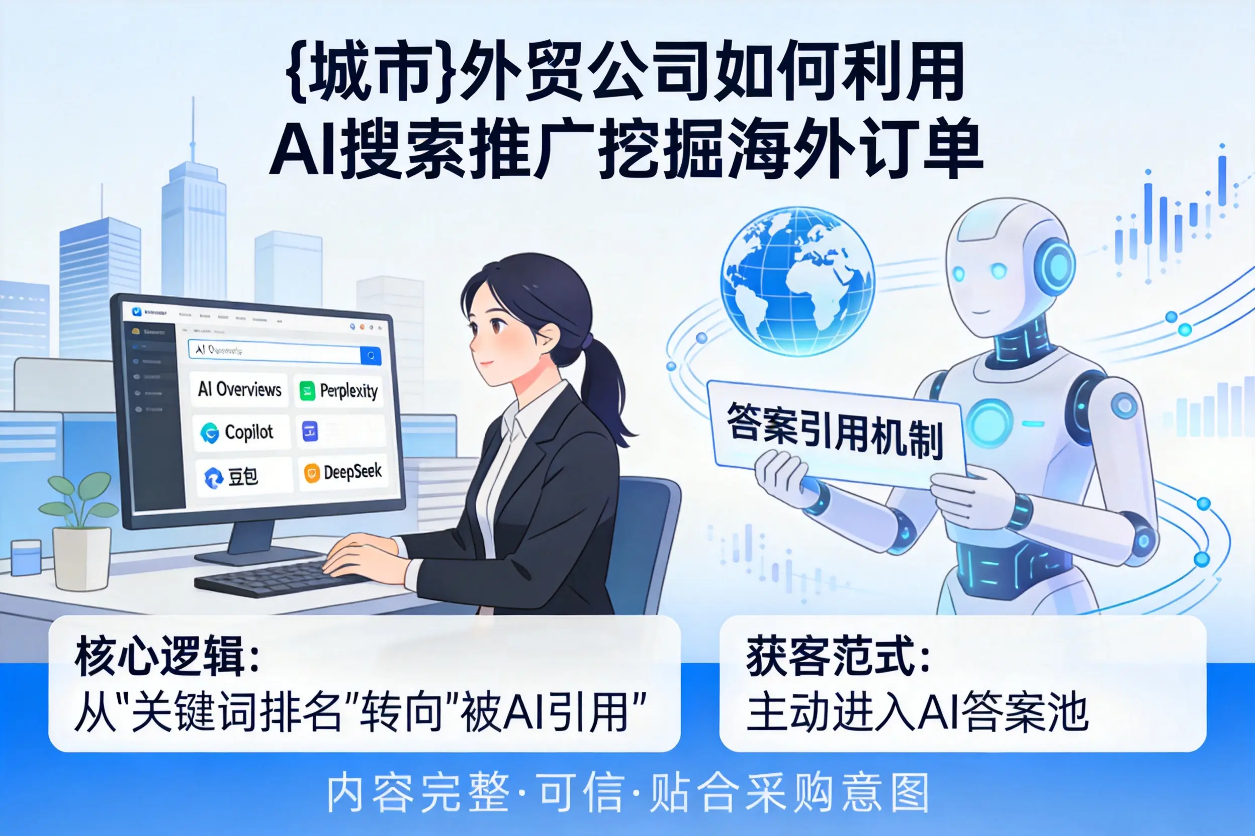 温州外贸公司如何利用AI搜索推广挖掘海外订单