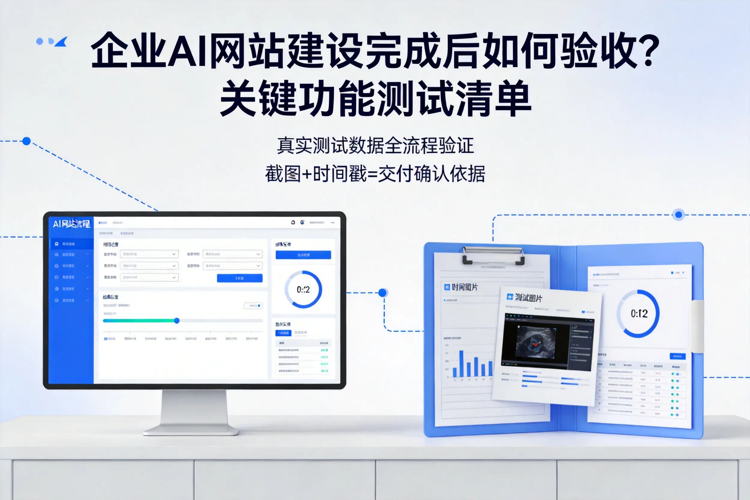 温州企业AI网站建设完成后如何验收?关键功能测试清单