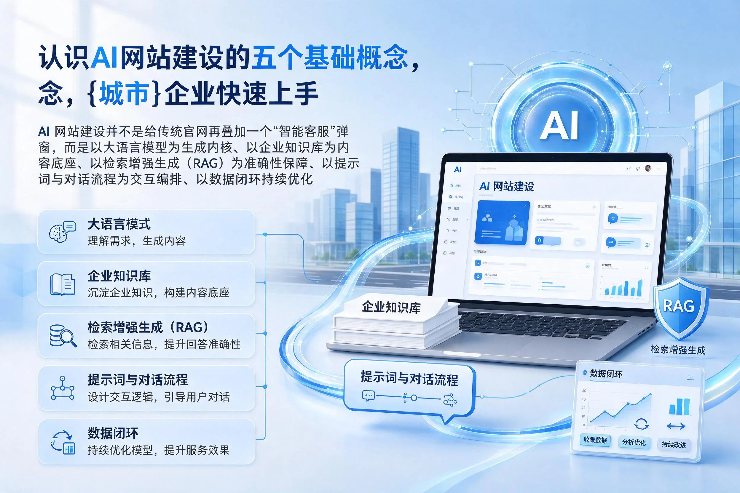 认识AI网站建设的五个基础概念，温州企业快速上手